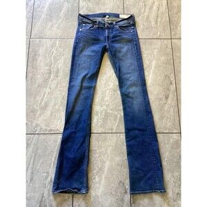 rag & bone Jeans Womens 27 Blue Boot Cut Delancey Stretch Denim W147K520DEL